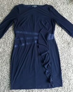 American Living dress size 16 blue 3/4 sleeve